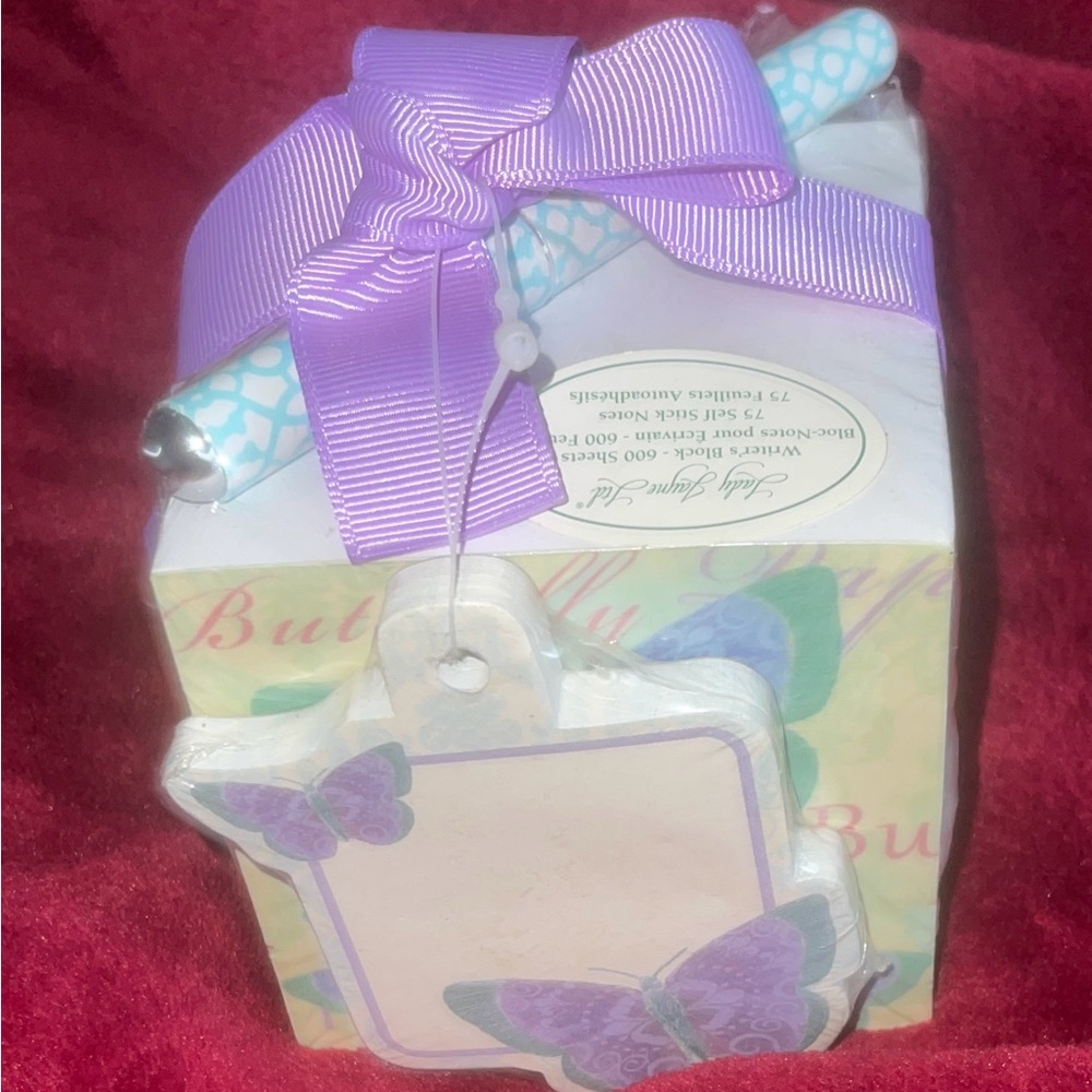 Butterfly 🦋 Post-It Stationary Set